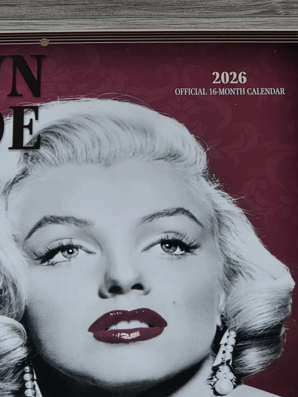 Marilyn Monroe Official 2026 Full Color Wall Calendar NEW